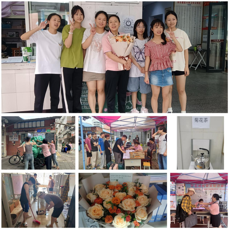 后勤管理处学生公寓管理中心助力实习生下点及毕业生返校工作