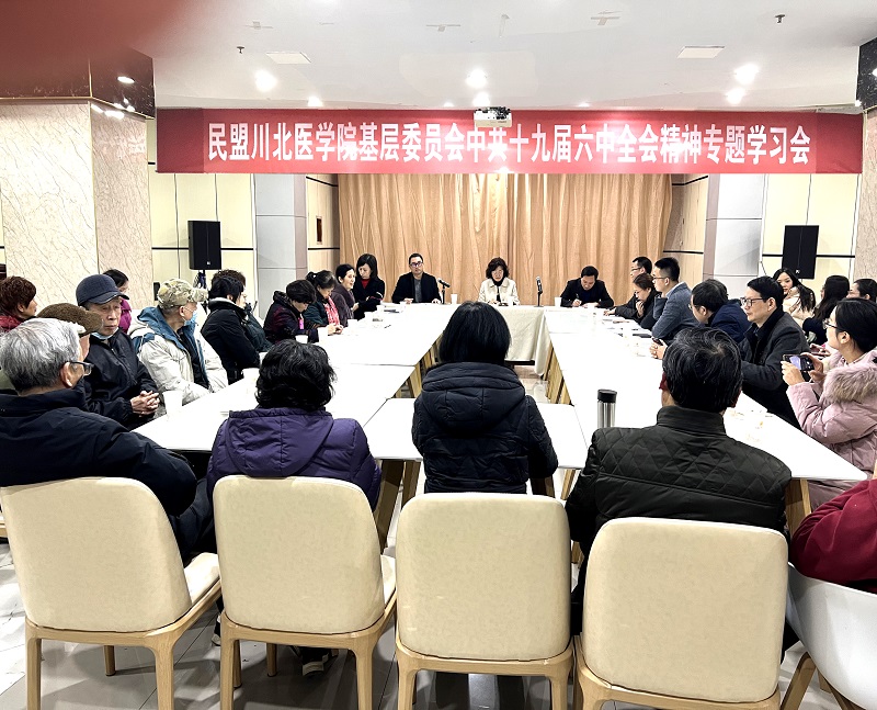 民盟学院基层委员会开展中共十九届六中全会精神专题学习活动
