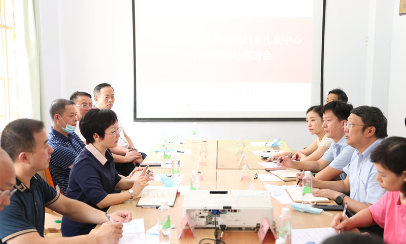 南充市副市长欧阳梅调研我校附属医院妇女儿童中心项目建设