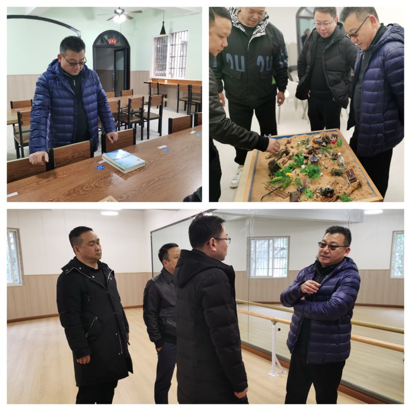 校领导检查高坪校区各项工程改造项目和后勤管理服务保障工作