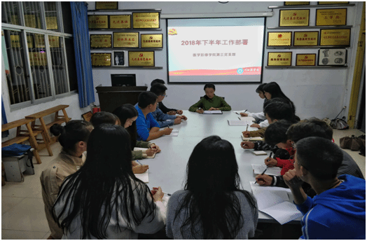 医学影像学院第三党支部召开2018年下半年工作部署会议