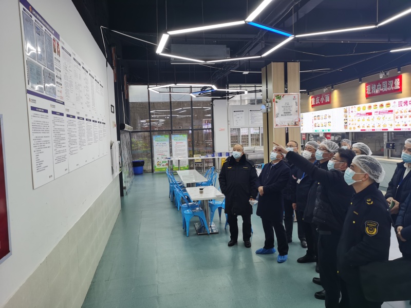 学校迎接川渝校园食品安全排查整治专项行动交叉检查