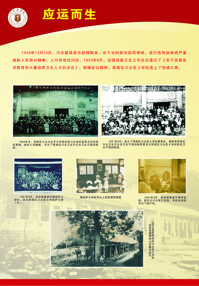 川北医校史图片展