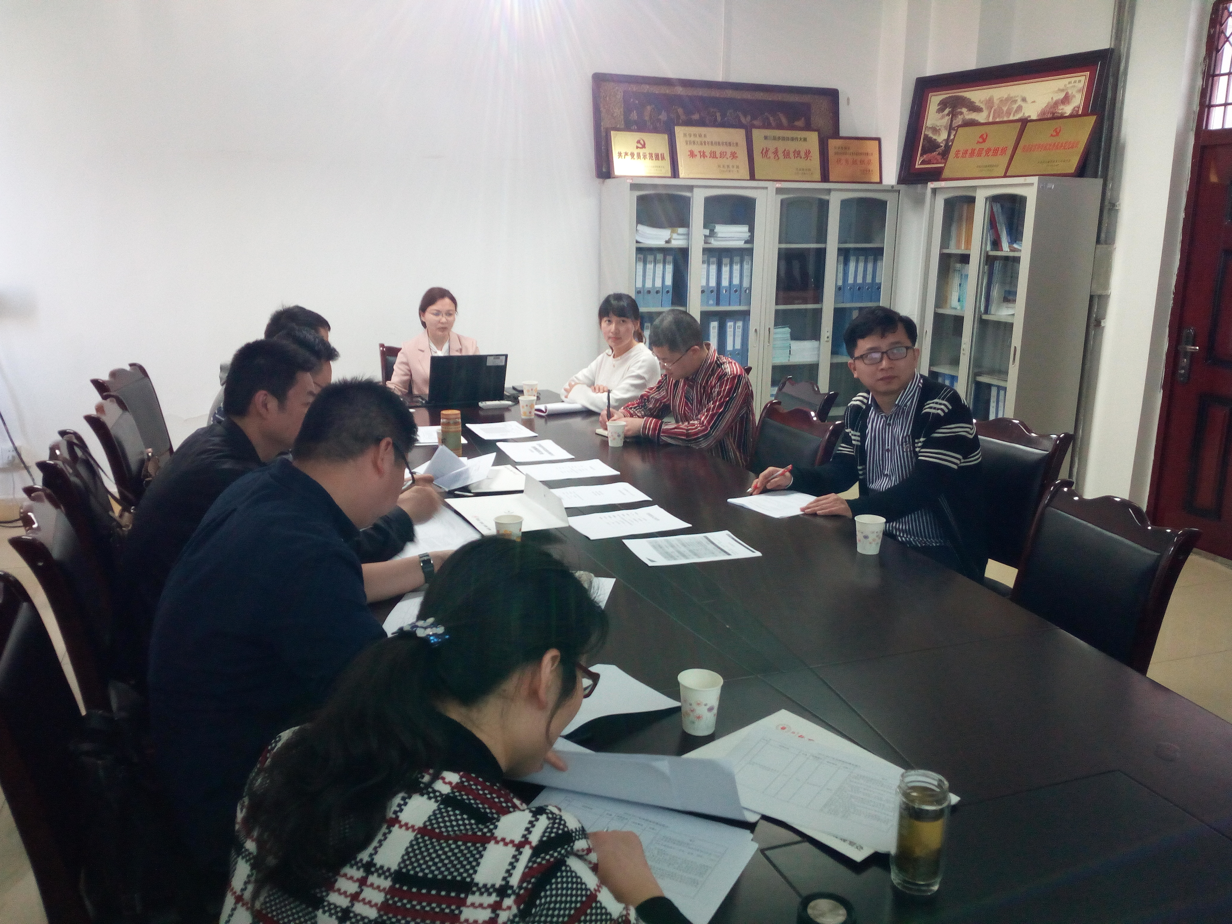 学校校长杜勇带队完成我校2016-2017年央财项目建设情况督查