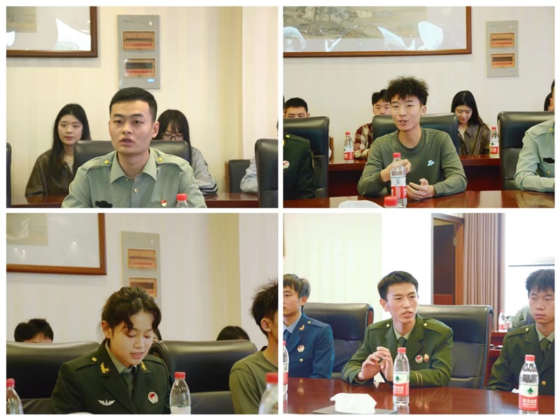 学校召开退役大学生士兵座谈会