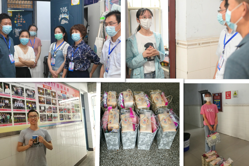 临床医学系走访慰问返校学生