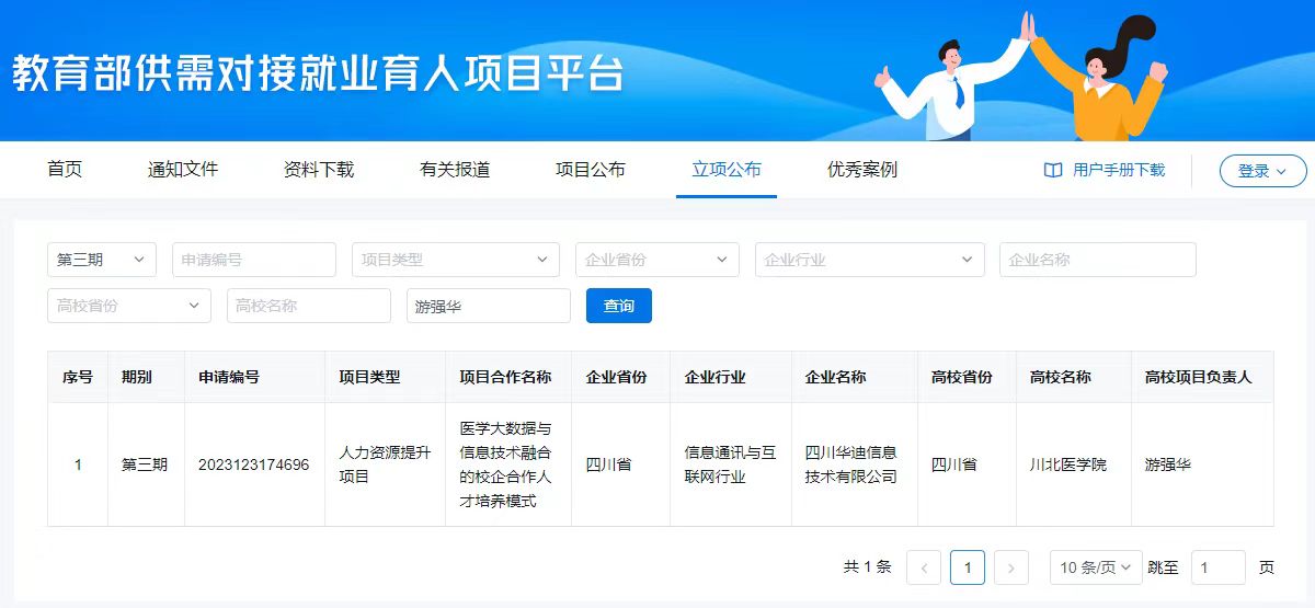 构建校企就业育人平台 ,助力医学大数据人才培养
