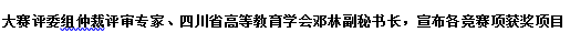 喜讯:我校成功举办首届“四川省仿真创新应用大赛”并斩获佳绩