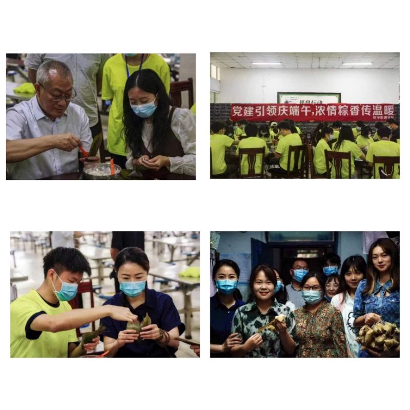 我为群众办实事丨校长杜勇以普通党员身份 参加医学影像学院“粽享端午”包粽子活动