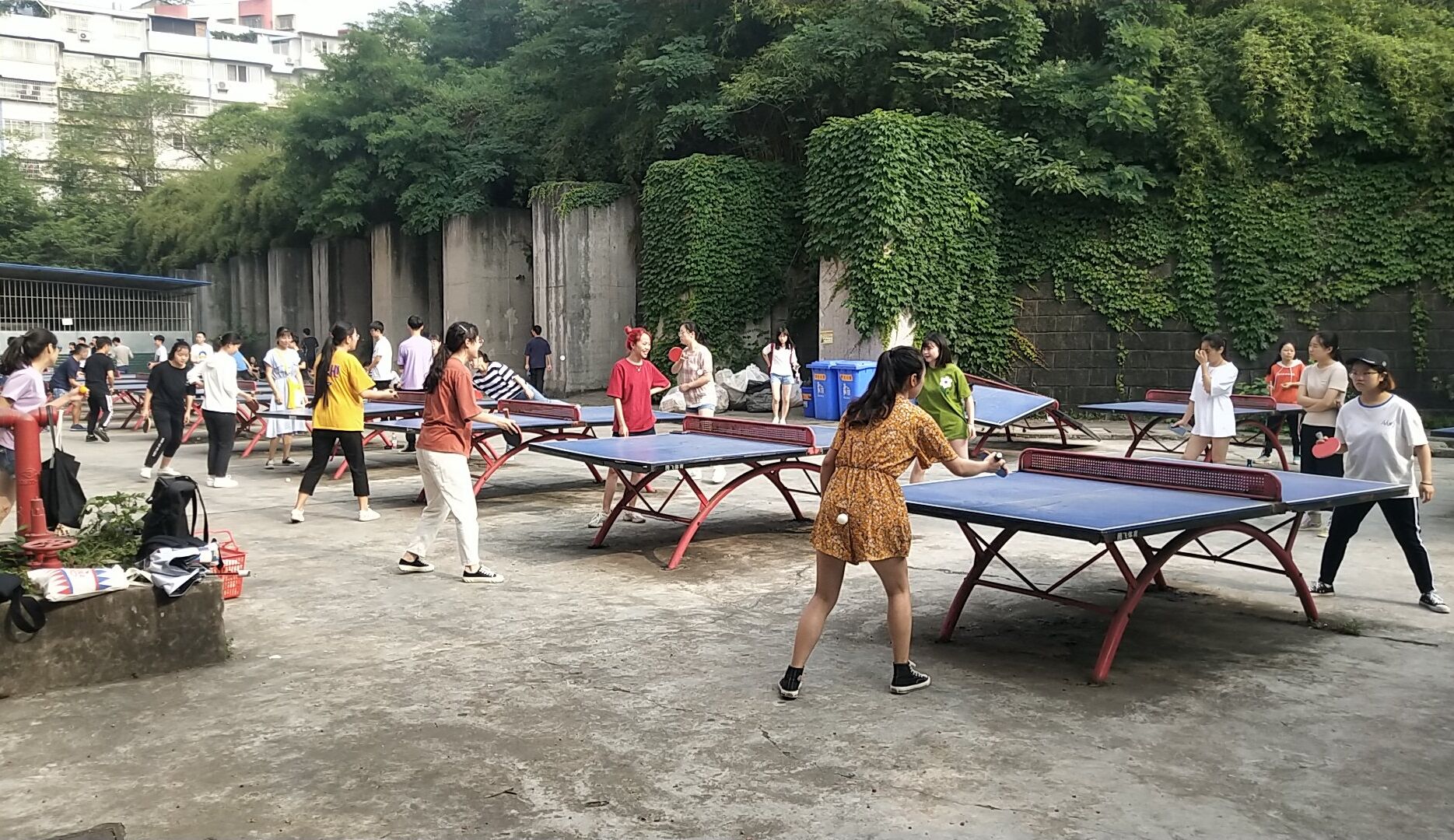 川北医学院2019年第三届乒乓球选项课结业比赛