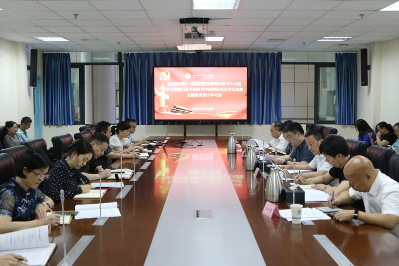 【主题教育】临床医学院·附属医院召开党委理论学习中心组学习贯彻习近平新时代中国特色社会主义思想主题教育集中学习会议
