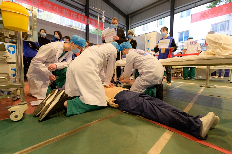 【精彩瞬间】川北医学院第八届临床技能竞赛