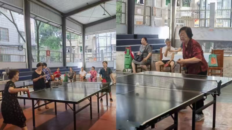 离退休工作处举行“欢庆教师节”离退休职工乒乓球交流赛