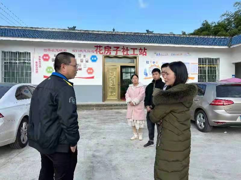 我院社会工作教研室赴蓬安县考察专业教学实践基地