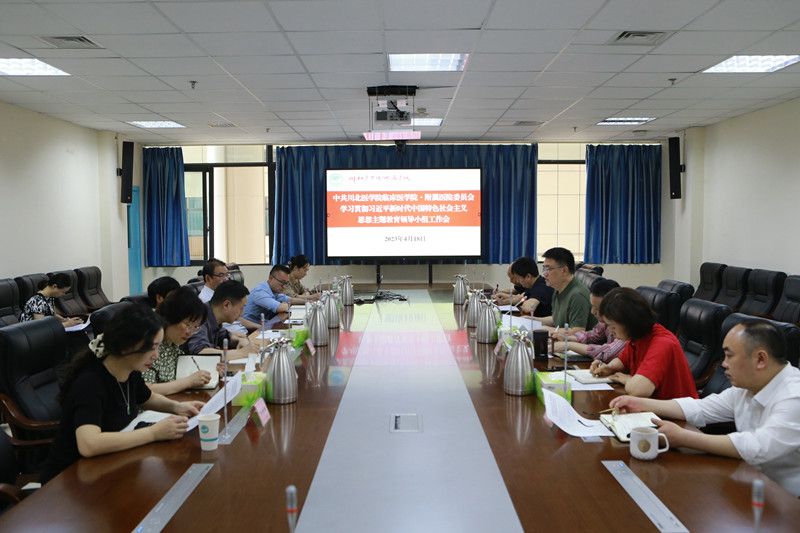 【主题教育】临床医学院·附属医院召开学习贯彻习近平新时代中国特色社会主义思想主题教育领导小组工作会议