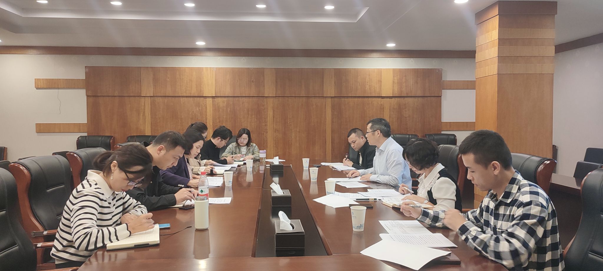 校领导检查指导人事处重点工作