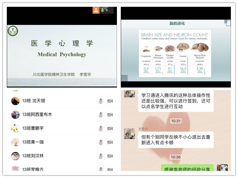 精神卫生学院有序开展线上教学