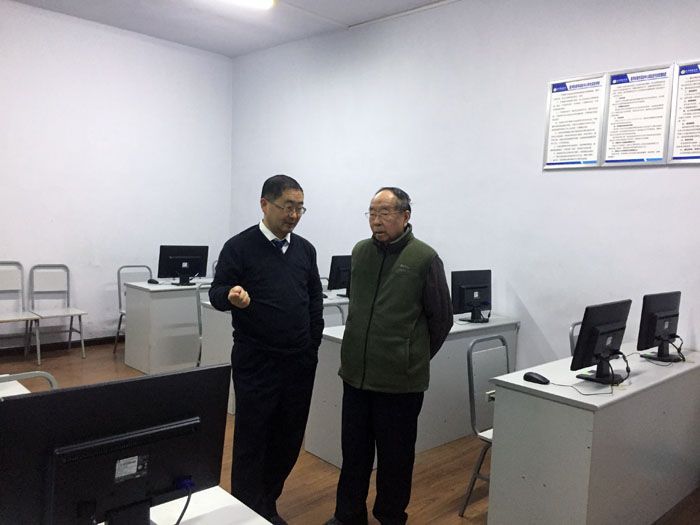 学校原党委书记汤公群到医学影像学院进行走访和指导工作