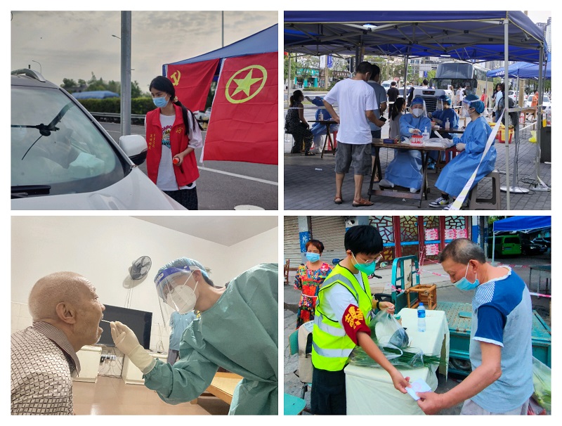 我校多名学子为南充抗疫贡献青春力量