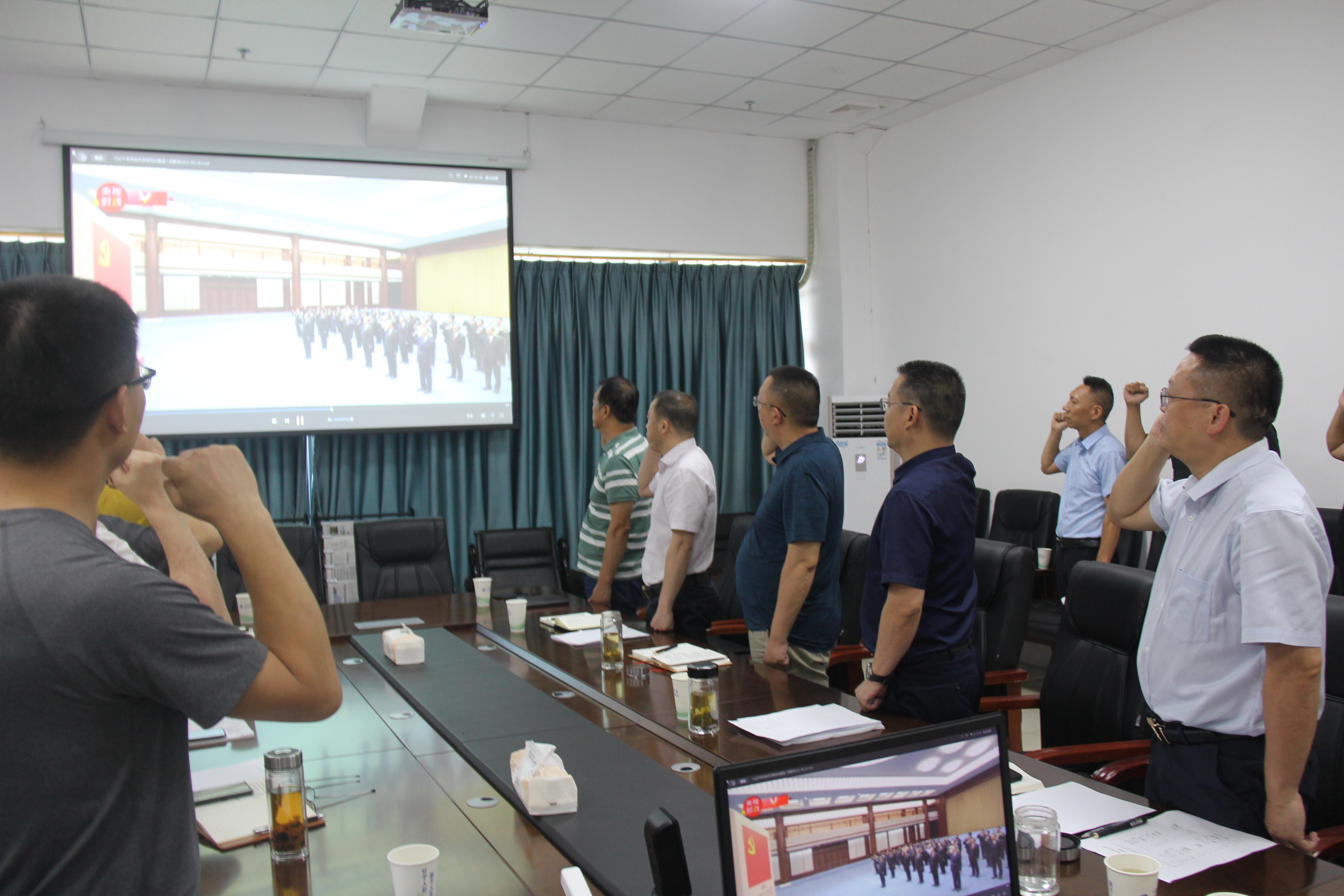 机关三党总支举行党史学习教育专题组织生活会