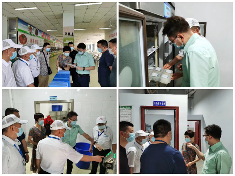 后勤管理处对学校食堂进行食品安全风险防控大检查