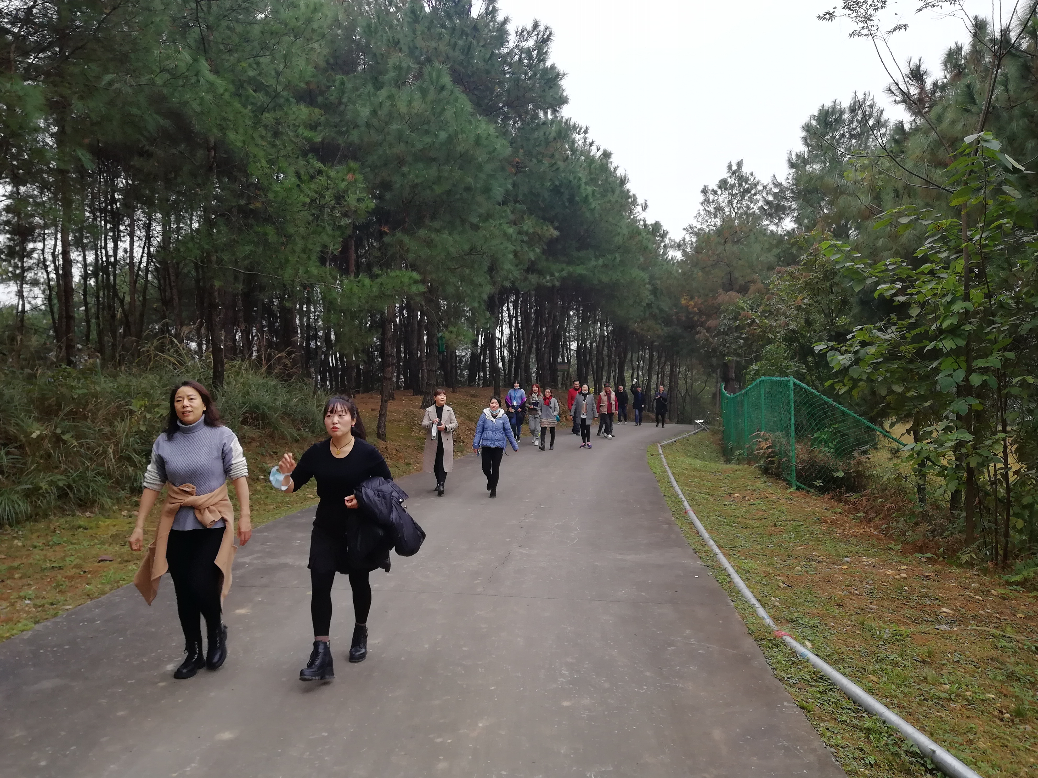 机关三工会开展2021年环校健步走活动