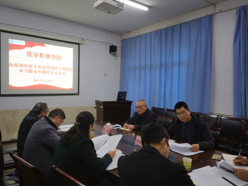 学校党委副书记、校长杜勇参加指导基层党组织专题民主生活会