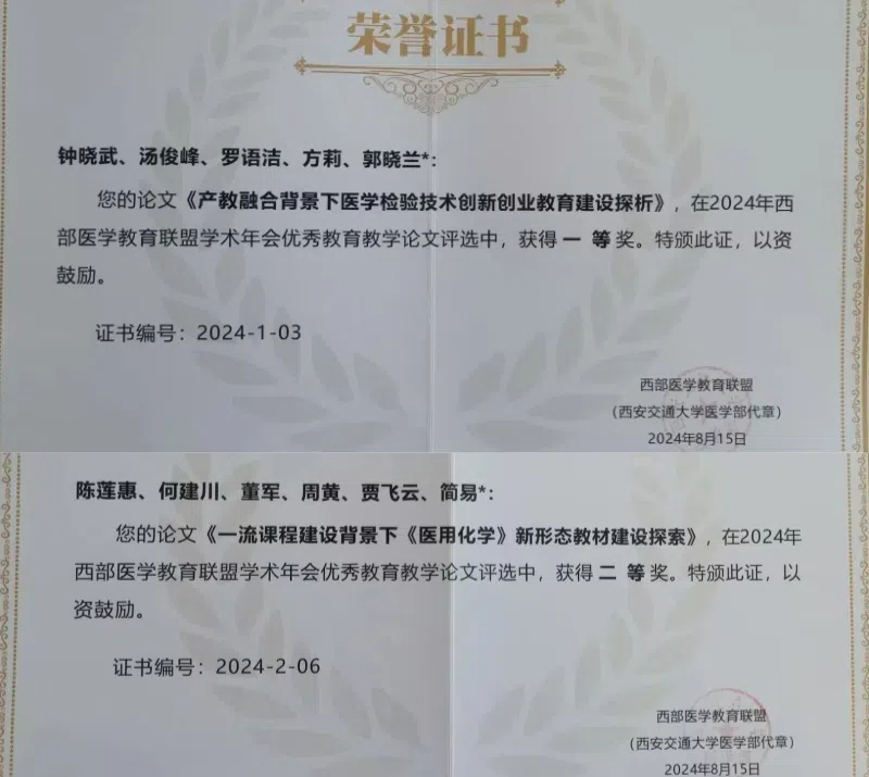 学校参加西部医学教育联盟2024年年会