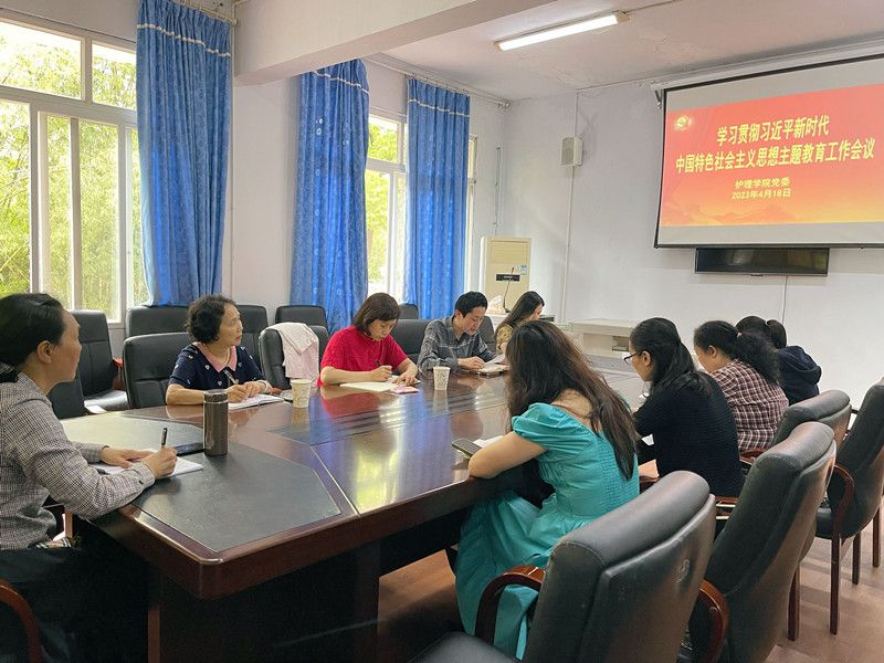 护理学院党委召开学习贯彻习近平新时代中国特色社会主义思想主题教育工作会议