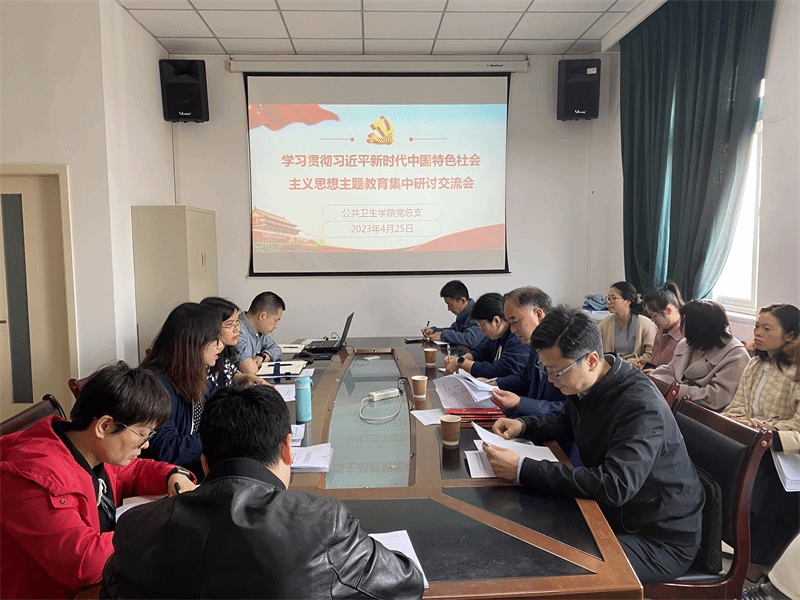 公共卫生学院召开学习贯彻习近平新时代中国特色社会主义思想主题教育集中研讨交流会