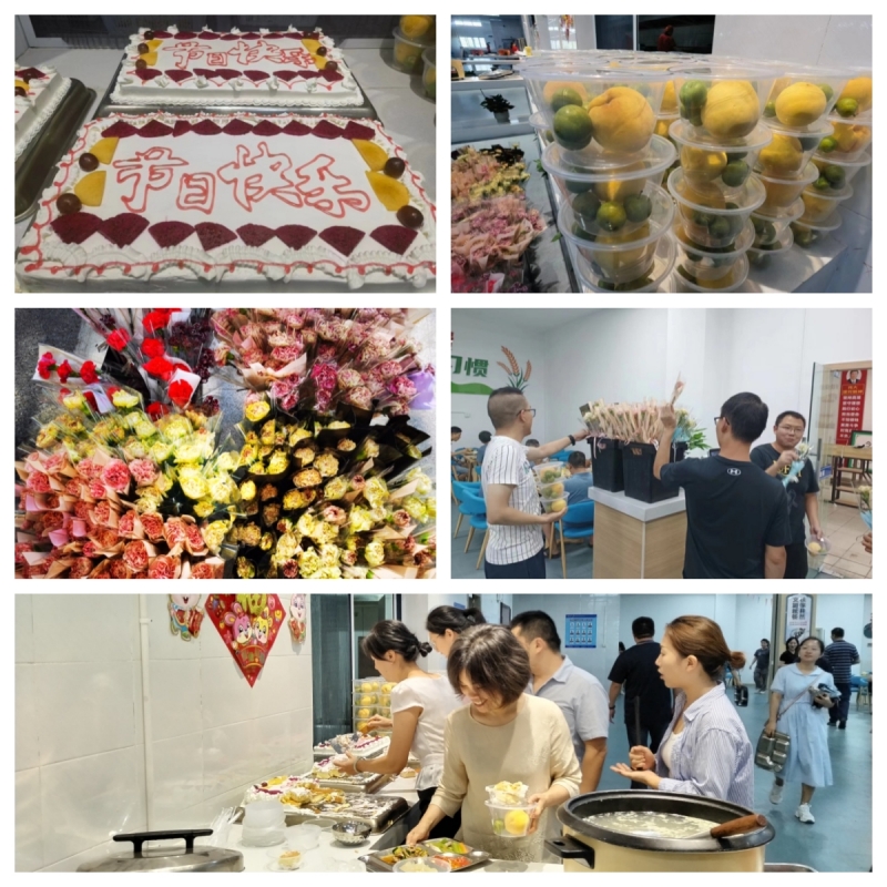 教师节，学校食堂为老师们“加硬菜”