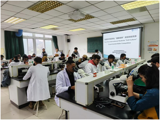 留学生细胞培养实验技能竞赛圆满结束