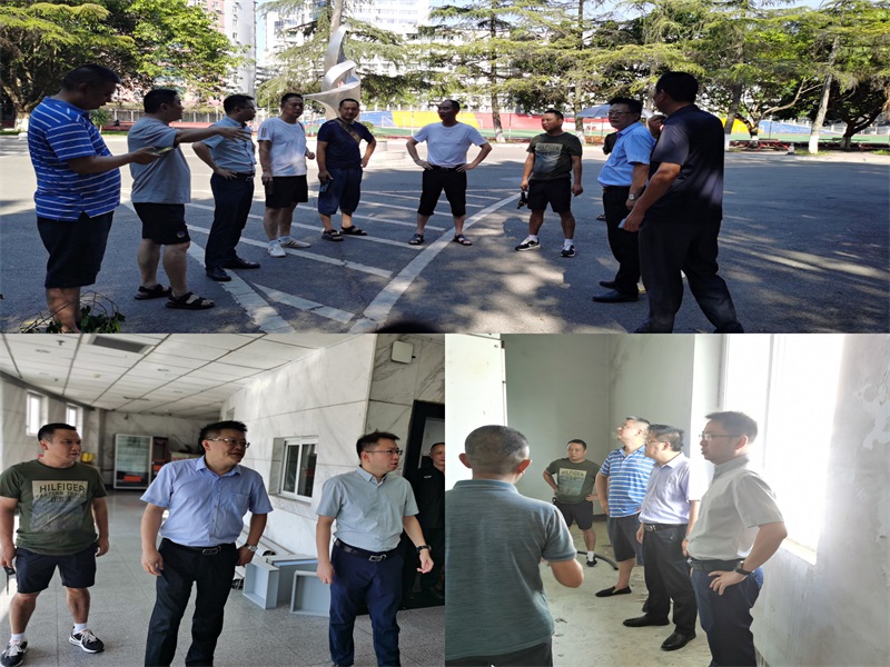 学校组织开展开学前安全工作联合大检查