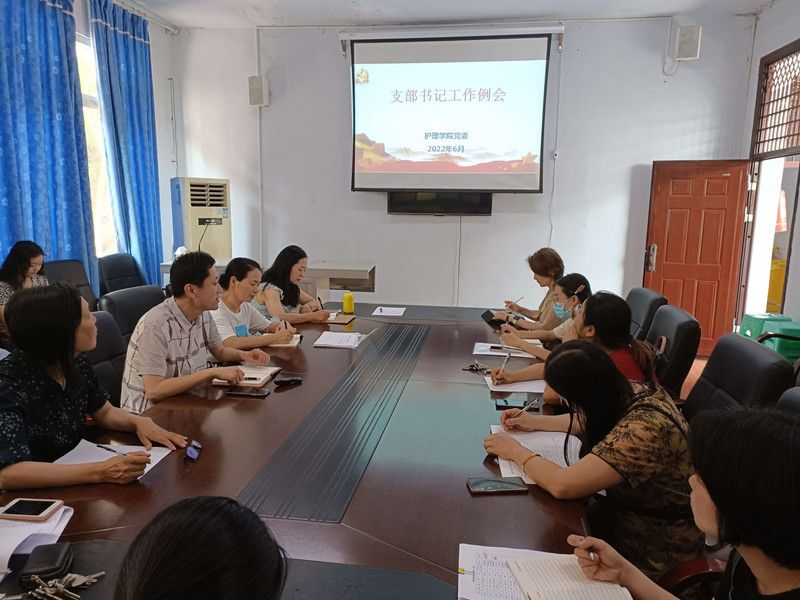 护理学院党委召开支部书记工作例会