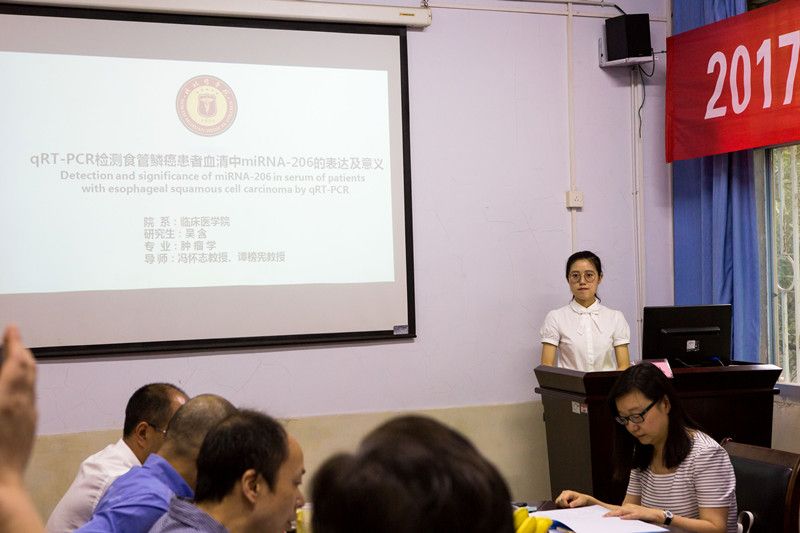 2014级肿瘤学硕士研究生学位论文答辩顺利完成