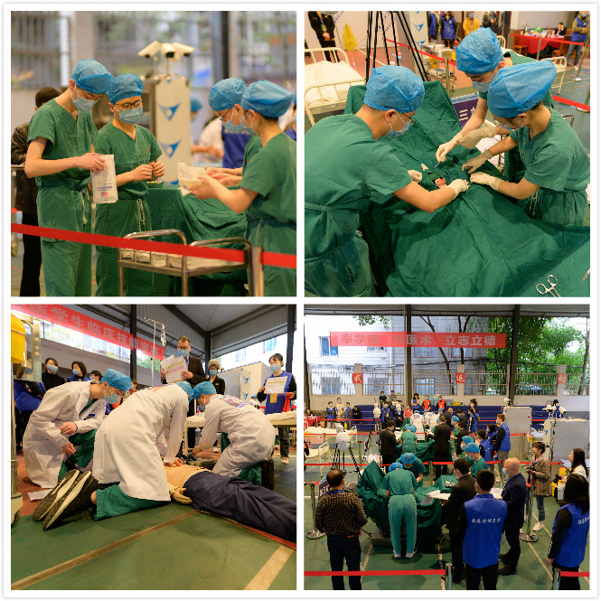 我校顺利举办第八届医学生临床技能竞赛