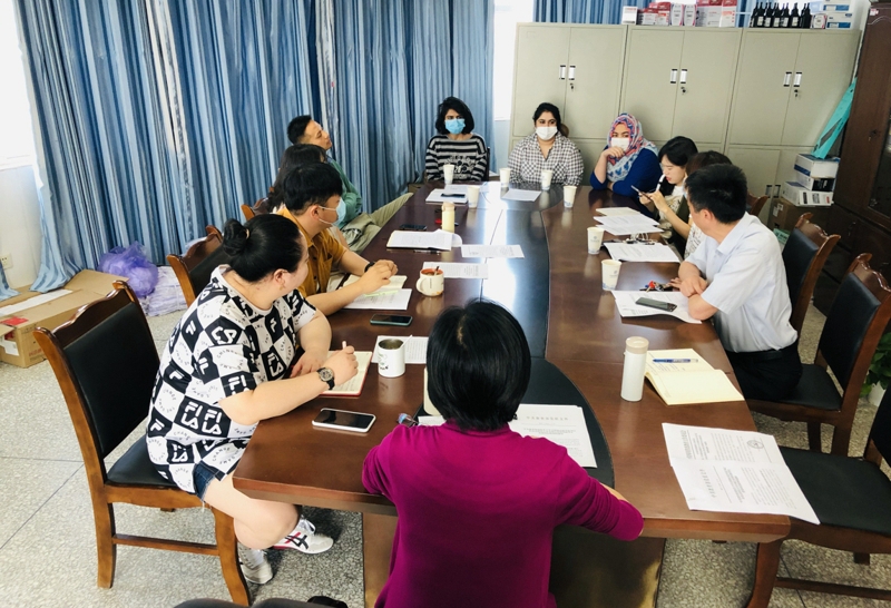 我校教师、留学生学习《习近平总书记给北京科技大学全体巴基斯坦留学生重要回信精神》