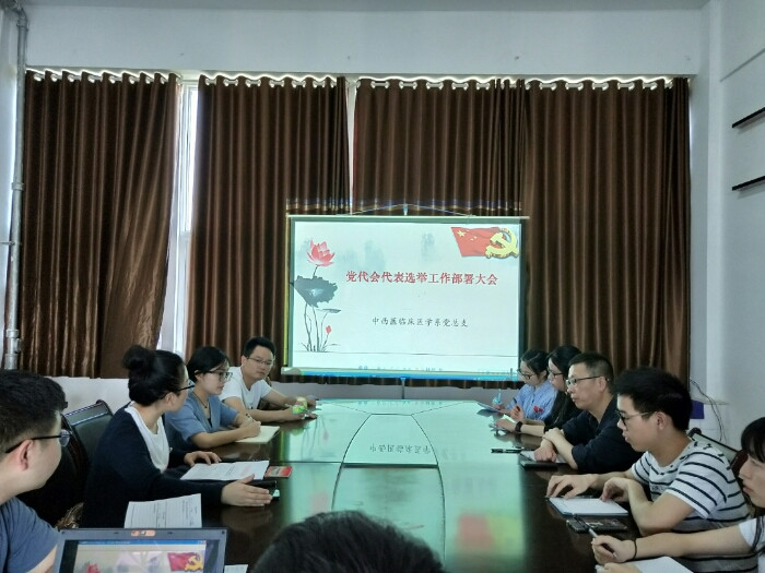 中西医临床医学系召开党代会代表选举工作部署大会