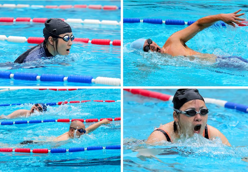 学校第八届教职工游泳比赛圆满举办