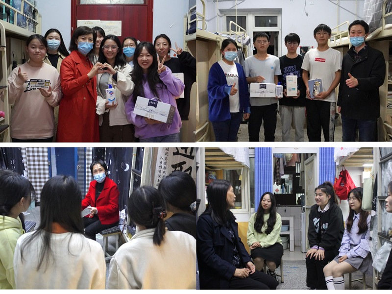 护理学院开展领导干部联系学生寝室工作