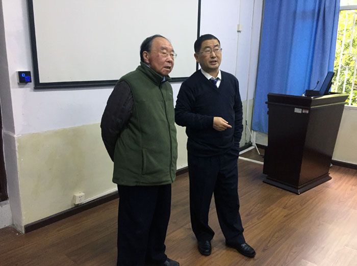 学校原党委书记汤公群到医学影像学院进行走访和指导工作