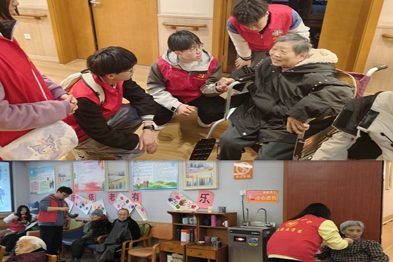 临床医学院学生工作党总支开展“传承医德,爱老敬老”志愿服务活动