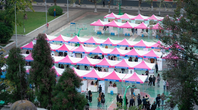 我校举行“万企进校园”系列招聘活动