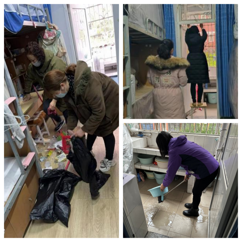 后勤管理处学生公寓管理中心全力做好开学准备工作