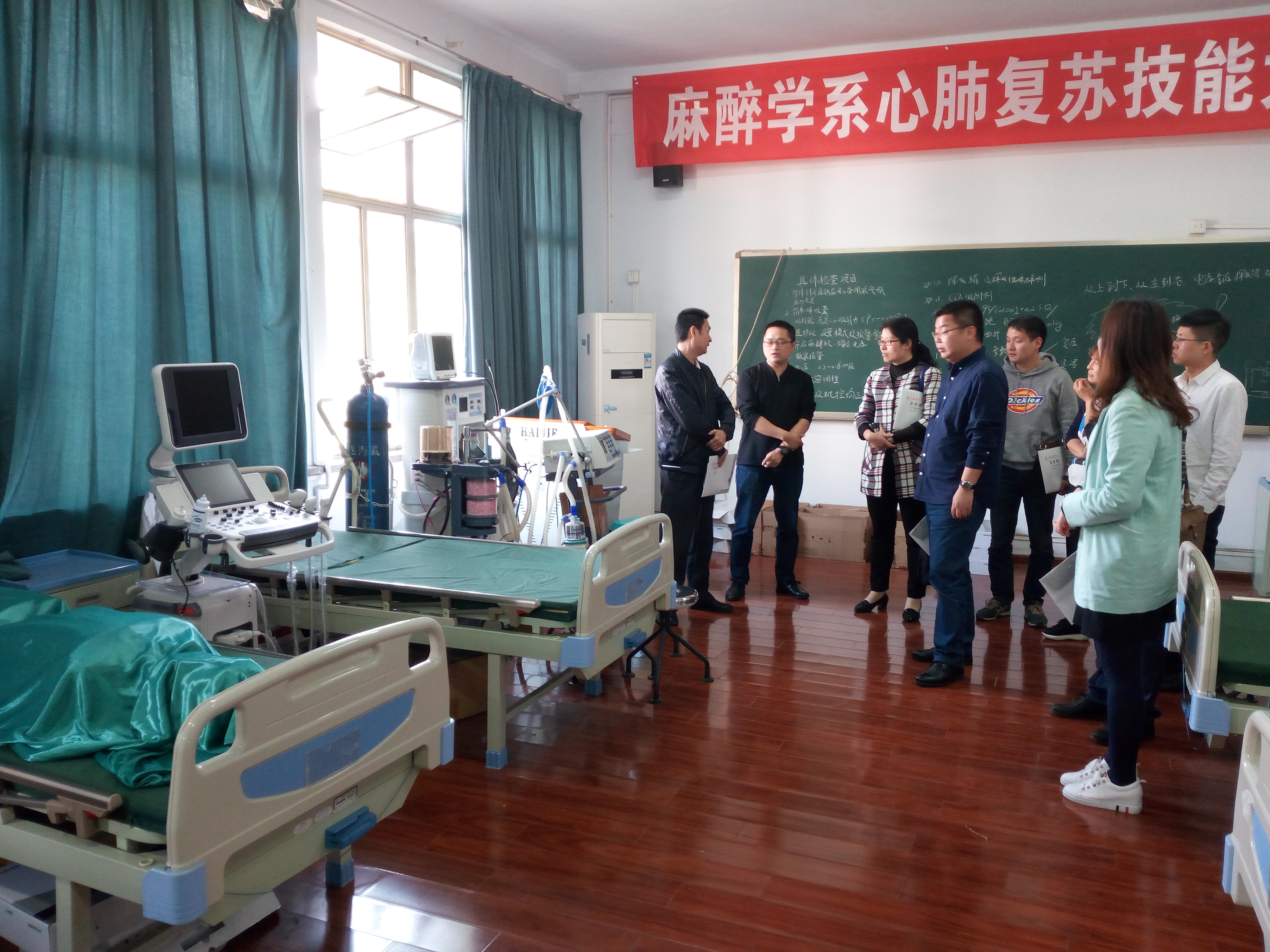 学校校长杜勇带队完成我校2016-2017年央财项目建设情况督查