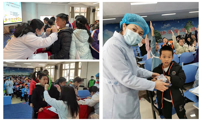 第二附属医院赴高坪五小开展义诊宣教活动