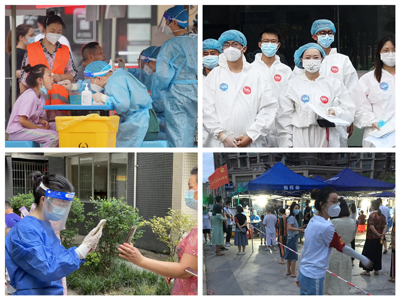 助力疫情防控 护理学院师生在行动