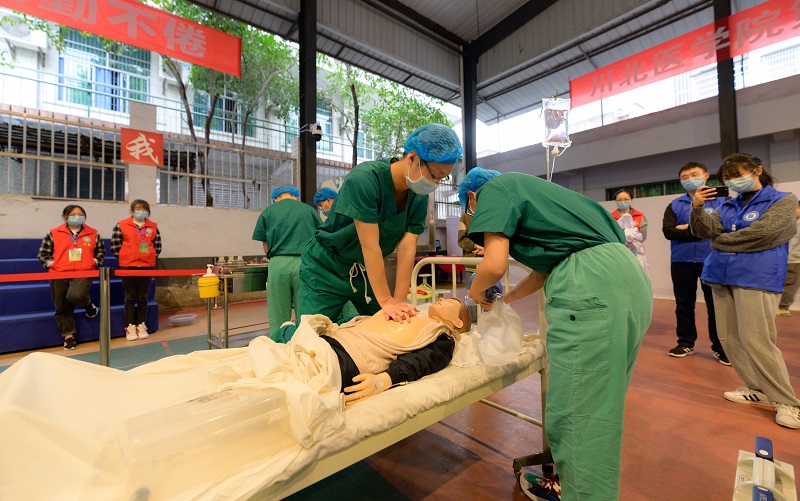 【精彩瞬间】川北医学院第八届临床技能竞赛