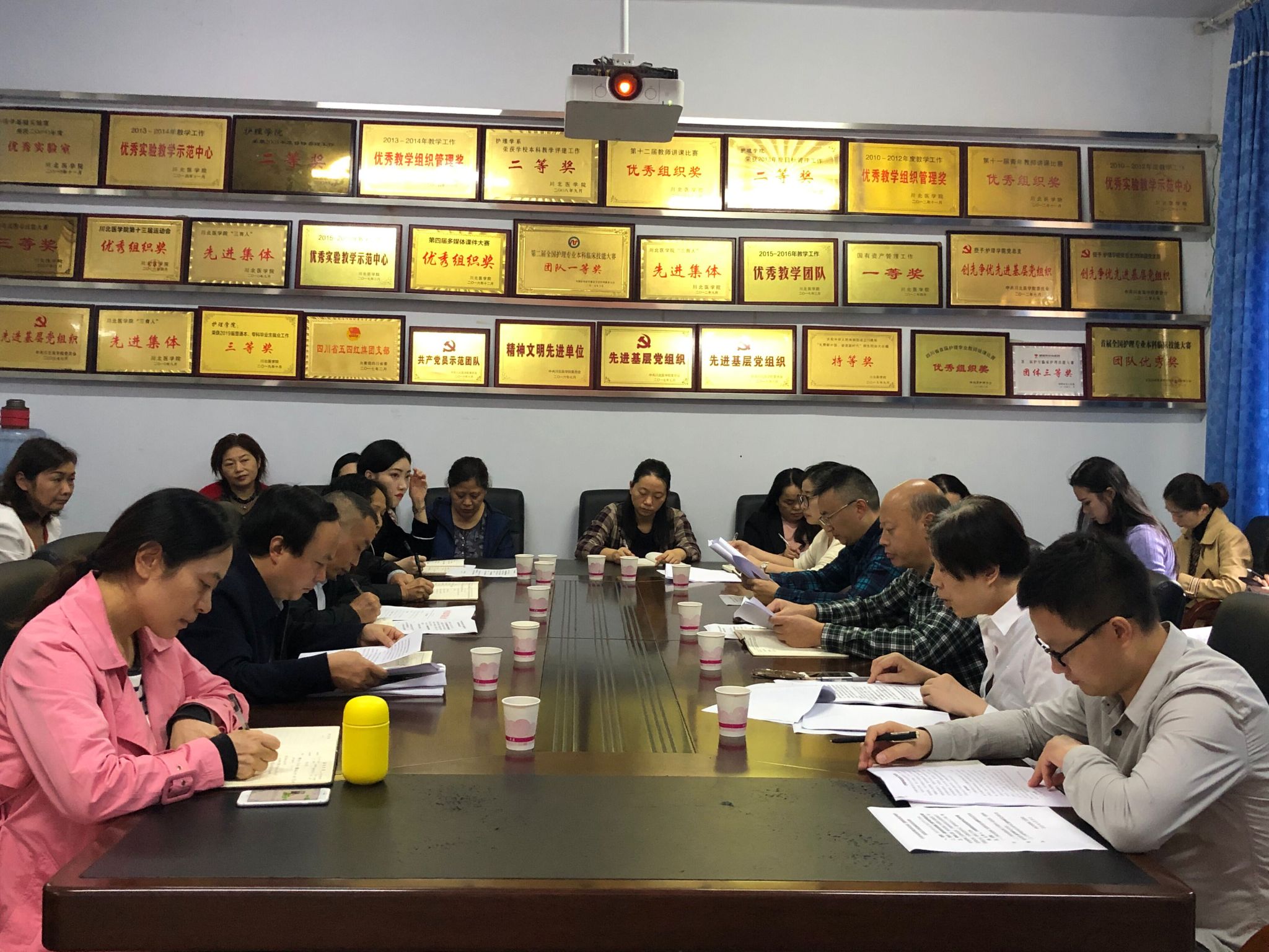 川北医学院党委巡察二组进驻护理学院党总支部 巡察动员会召开
