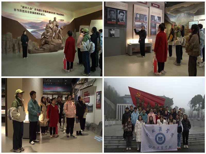 公共卫生学院党总支组织师生赴华蓥山开展红色教育活动